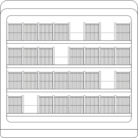 Drawer structure,  Partition storage
