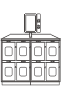 Intelligent drug distribution bilateral window cabinet